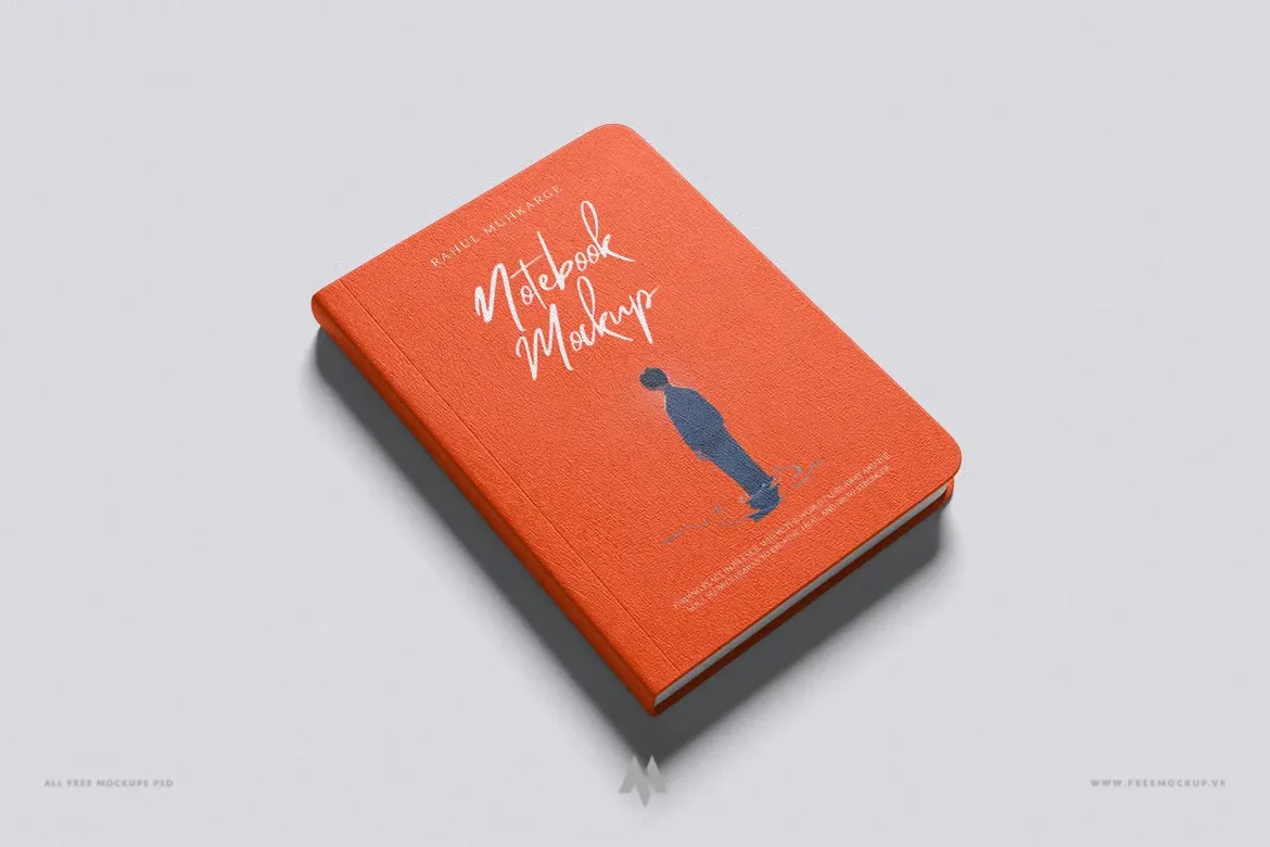 Mockup Sổ Tay PSD Chuyên Nghiệp – 4 File Đa Dạng Để Trình Bày Ấn Tượng