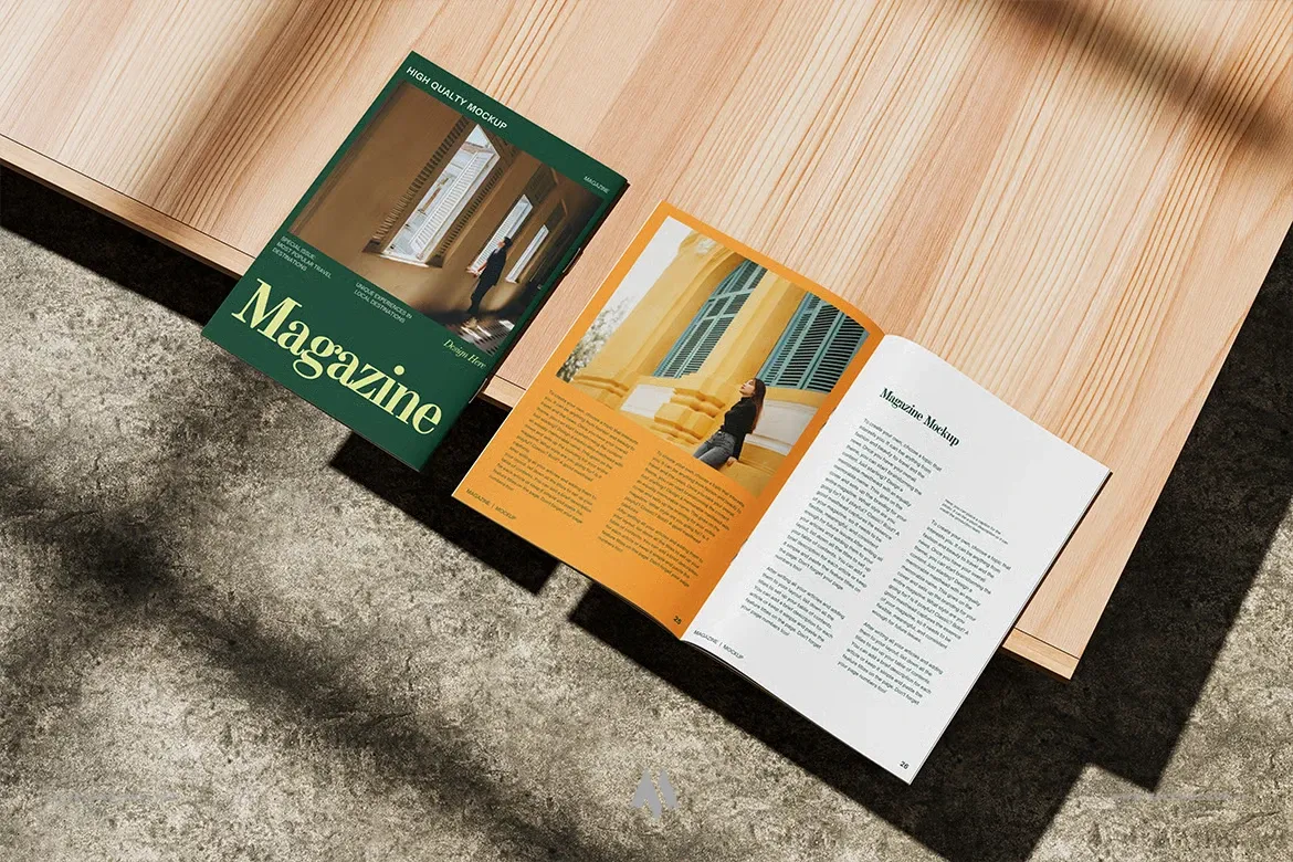 Mockup Tạp Chí PSD Chuyên Nghiệp – Nâng Tầm Thiết Kế Editorial