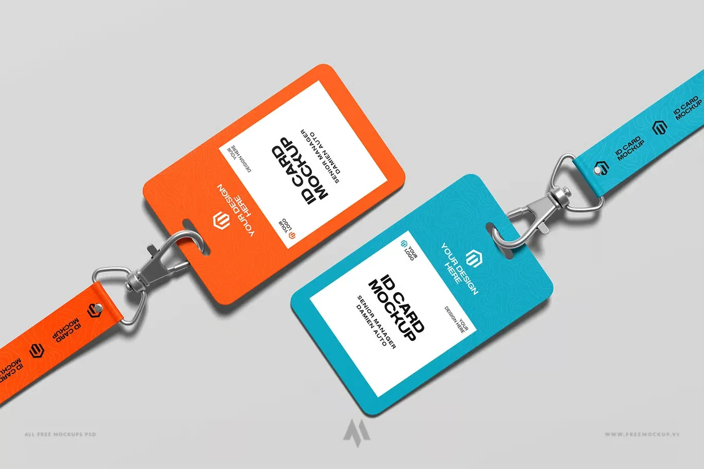 Mockup thẻ đeo chuyên nghiệp PSD