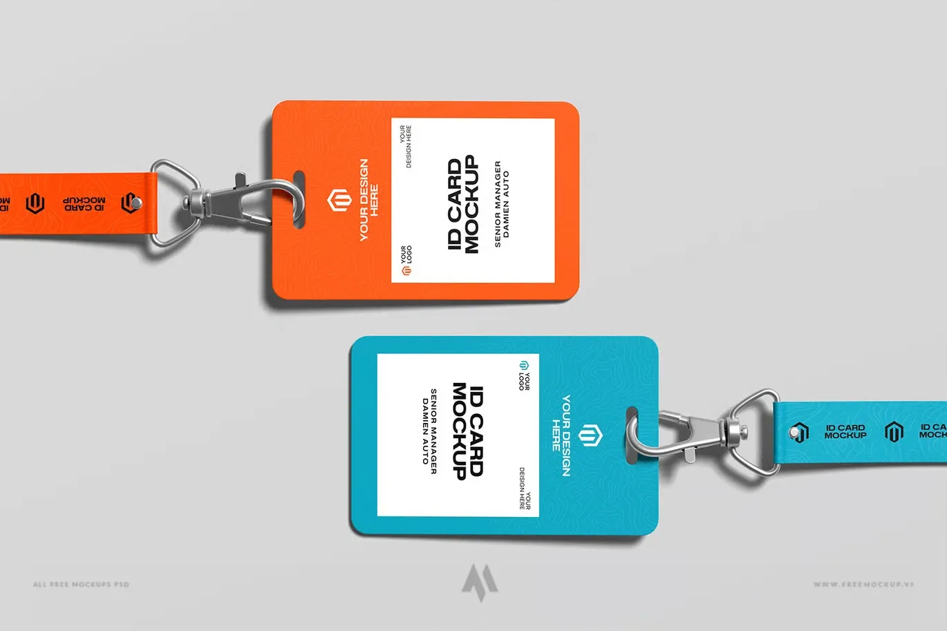Mockup thẻ đeo chuyên nghiệp PSD