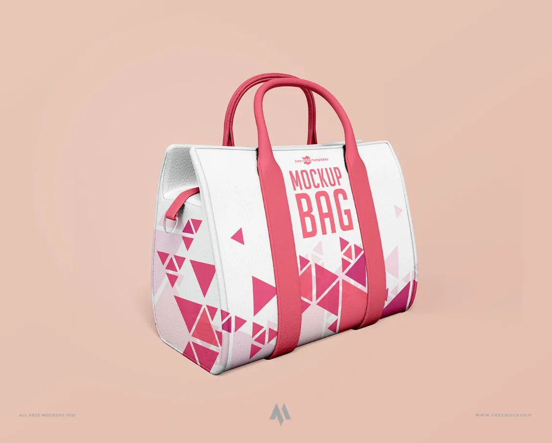 Mockup túi sách đa góc nhìn