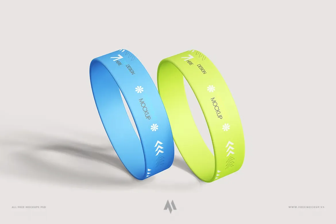 Mockup vòng đeo tay Silicone sự kiện