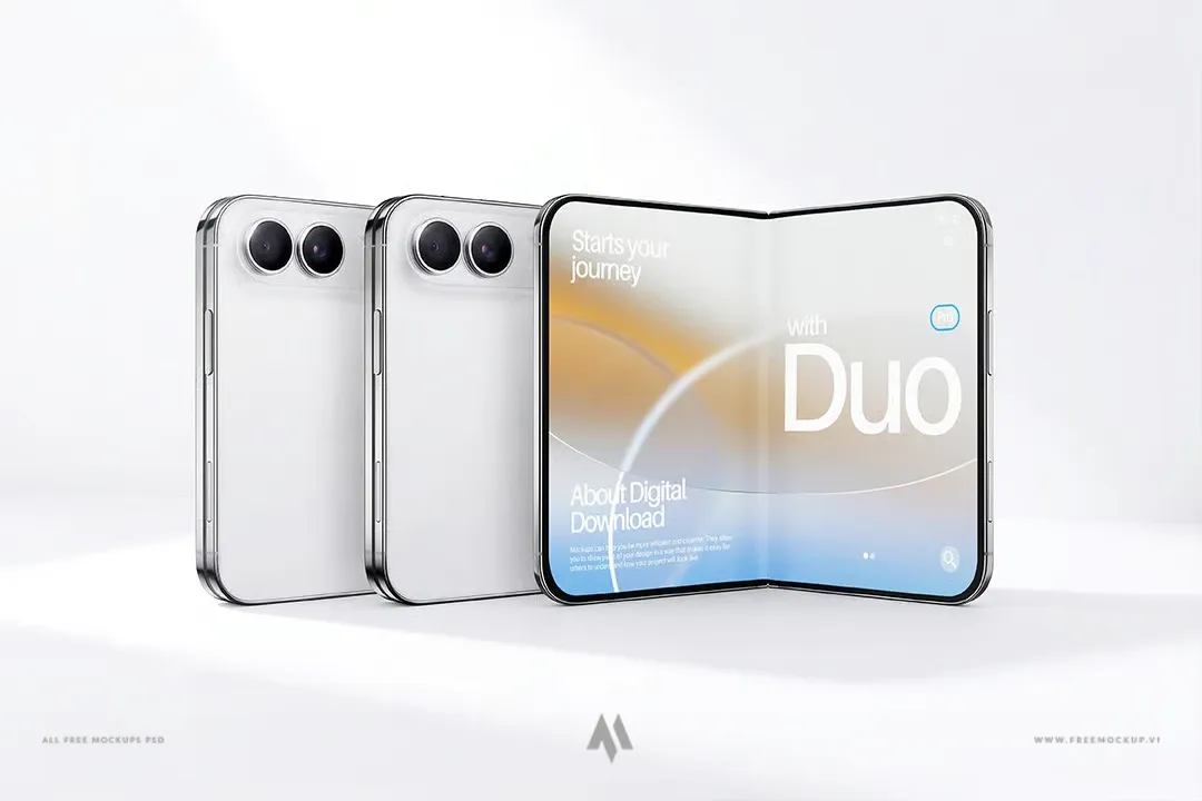 Tải Mockup iPhone Duo PSD: Trình Bày Thiết Kế Ứng Dụng Chuyên Nghiệp